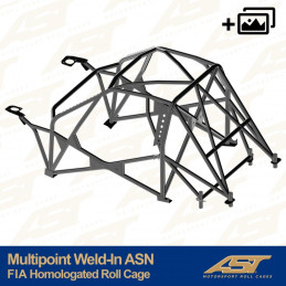 Arceau de Sécurité homologué FIA PEUGEOT 106 (Phase 1/2) 3-doors Hatchback MULTIPOINT WELD IN ASN 