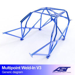 Arceau de Sécurité BMW (E37) Z3 2-doors Roadster MULTIPOINT WELD IN V3 