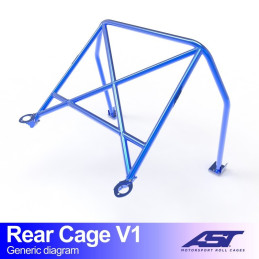 Demi-Arceau HONDA Civic (3gen) 3-doors Hatchback REAR CAGE V1 