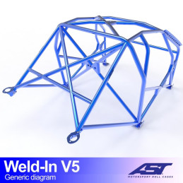 Arceau de Sécurité AUDI TT (8N) 3-doors Hatchback FWD WELD IN V5 