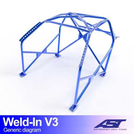Arceau de Sécurité BMW (E30) 3-Series 5-doors Touring AWD WELD IN V3 