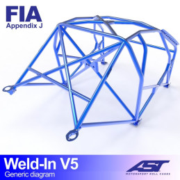 Arceau de Sécurité OPEL Astra (F) 3-doors Hatchback WELD IN V5 