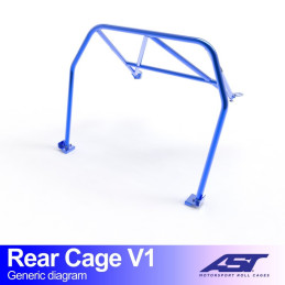 Demi-Arceau MAZDA RX-7 (FD) 3-doors Coupe REAR CAGE V1 