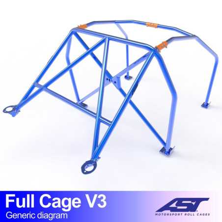 Arceau de Sécurité MAZDA RX-7 (FD) 3-doors Coupe FULL CAGE V3 