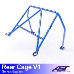 Demi-Arceau MAZDA MX-5 (NA) 2-doors Roadster REAR CAGE V1 