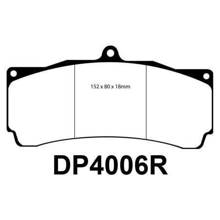 Plaquettes EBC YellowStuff pour Kits Gros Freins D2 Racing 
