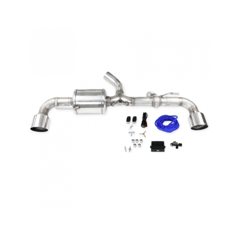 Pot D'Échappement Arrière FERROZ Pour Toyota Yaris 2 (P9) 1.3i 08.2005-12.2014 - Kit Complet De Montage