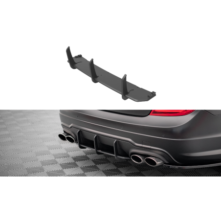 Maxton Design-Street Pro Central Diffuseur Arriere Mercedes-Benz C Coupe AMG-Line C204 