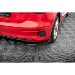 Maxton Design-Street Pro Diffuseur Arrière Complet + Flaps Audi A3 Sportback 8Y 