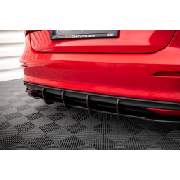 Maxton Design-Street Pro Diffuseur Arrière Complet + Flaps Audi A3 Sportback 8Y 