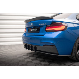 Maxton Design-Street Pro Central Diffuseur Arriere BMW 2 M-Pack F22 