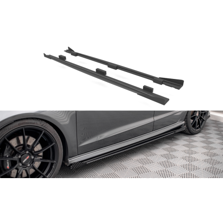 Maxton Design-Street Pro Rajouts Des Bas De Caisse + Flaps Audi S3 Sportback 8V Facelift 