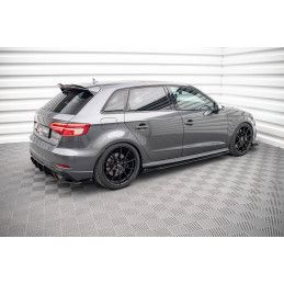 Maxton Design-Street Pro Rajouts Des Bas De Caisse + Flaps Audi S3 Sportback 8V Facelift 
