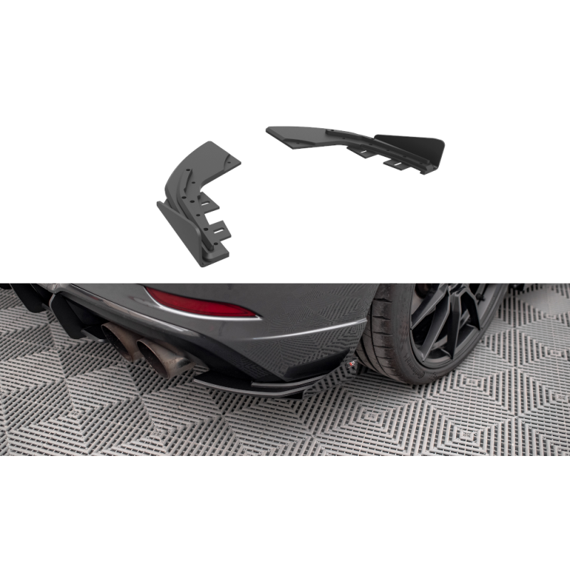 Maxton Design-Street Pro Lame Du Pare Chocs Arriere + Flaps Audi S3 Sportback 8V Facelift Maxton Design-Street Pro Lame Du Pare Chocs Arriere + Flaps Audi S3 Sportback 8V Facelift
