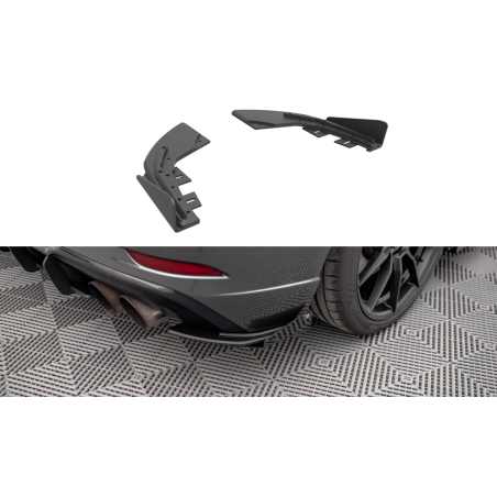 Maxton Design-Street Pro Lame Du Pare Chocs Arriere + Flaps Audi S3 Sportback 8V Facelift 