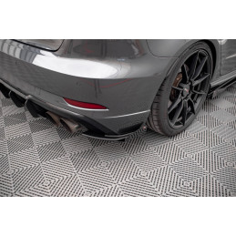 Maxton Design-Street Pro Lame Du Pare Chocs Arriere + Flaps Audi S3 Sportback 8V Facelift 