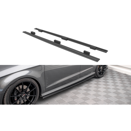 Maxton Design-Street Pro Rajouts Des Bas De Caisse Audi S3 Sportback 8V Facelift 