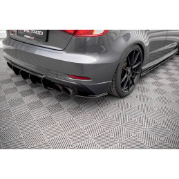Maxton Design-Street Pro Lame Du Pare Chocs Arriere Audi S3 Sportback 8V Facelift 