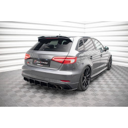 Maxton Design-Street Pro Lame Du Pare Chocs Arriere Audi S3 Sportback 8V Facelift 