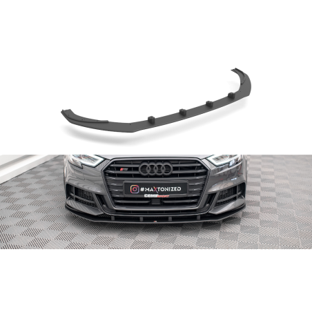 Maxton Design-Street Pro Lame Du Pare-Chocs Avant Audi S3 Sportback 8V Facelift 