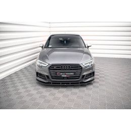 Maxton Design-Street Pro Lame Du Pare-Chocs Avant Audi S3 Sportback 8V Facelift 