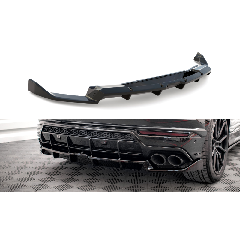 Maxton Design-Central Arriere Splitter (avec une barre verticale) Lamborghini Urus Mk1 Maxton Design-Central Arriere Splitter (avec une barre verticale) Lamborghini Urus Mk1