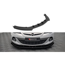 Maxton Design-Street Pro Lame Du Pare-Chocs Avant V.1 + Flaps Opel Astra GTC OPC-Line J 