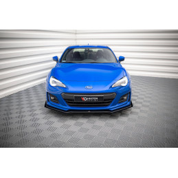 Maxton Design-Street Pro Lame Du Pare-Chocs Avant V.1 + Flaps Subaru BRZ Mk1 Facelift 