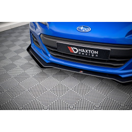 Maxton Design-Street Pro Lame Du Pare-Chocs Avant V.1 + Flaps Subaru BRZ Mk1 Facelift 