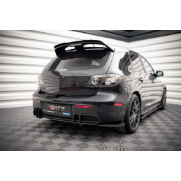 Maxton Design-Street Pro Lame Du Pare Chocs Arriere + Flaps Mazda 3 MPS Mk1 