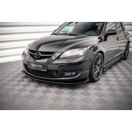 Maxton Design-Street Pro Lame Du Pare-Chocs Avant V.1 + Flaps Mazda 3 MPS Mk1 