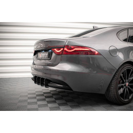 Maxton Design-Street Pro Central Diffuseur Arriere Jaguar XF R-Sport Mk2 