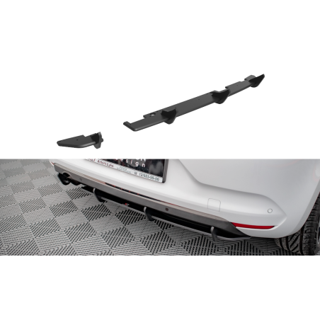 Maxton Design-Street Pro Central Diffuseur Arriere Renault Clio Mk5 