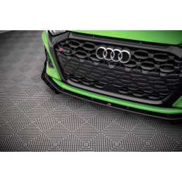Maxton Design-Street Pro Lame Du Pare-Chocs Avant V.1 + Flaps Audi RS3 8Y 