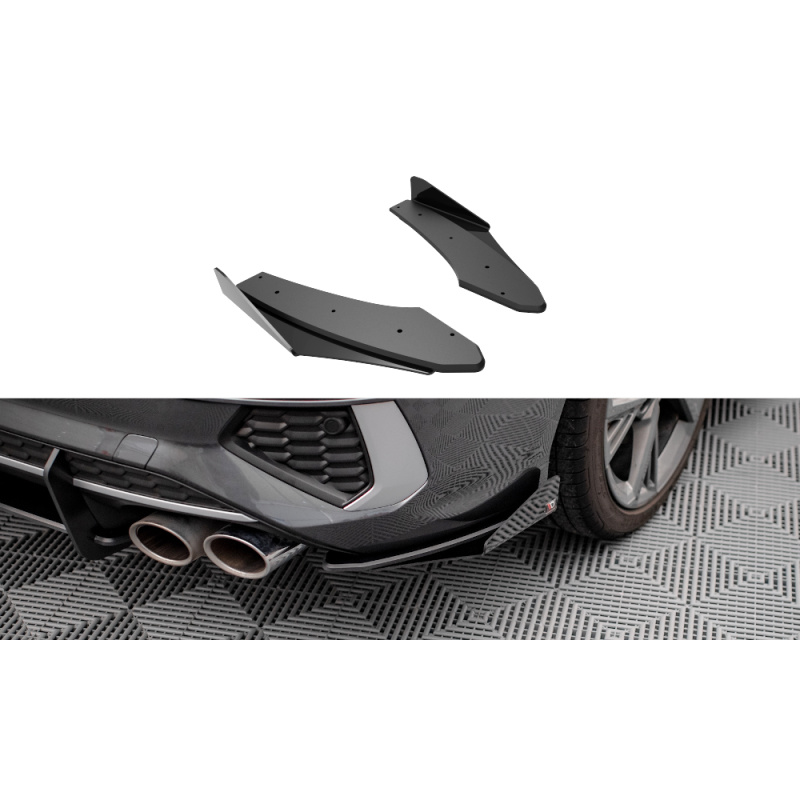 Maxton Design-Street Pro Lame Du Pare Chocs Arriere + Flaps Audi S3 Sedan 8Y Maxton Design-Street Pro Lame Du Pare Chocs Arriere + Flaps Audi S3 Sedan 8Y