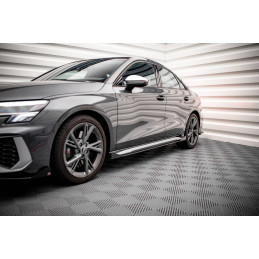 Maxton Design-Street Pro Rajouts Des Bas De Caisse + Flaps Audi S3 / A3 S-Line 8Y 