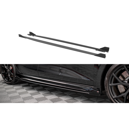 Maxton Design-Street Pro Rajouts Des Bas De Caisse + Flaps Audi RS3 Sportback 8Y 
