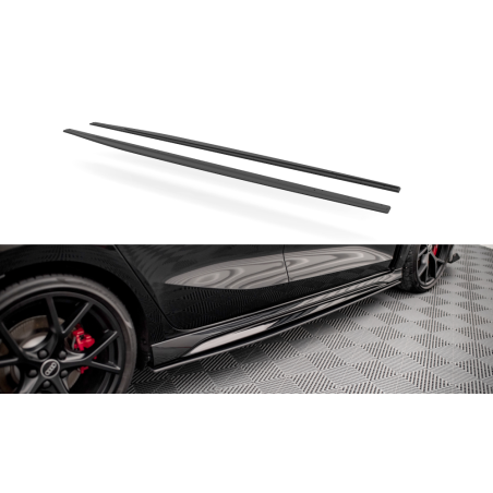 Maxton Design-Street Pro Rajouts Des Bas De Caisse Audi RS3 Sportback 8Y 
