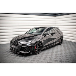 Maxton Design-Street Pro Rajouts Des Bas De Caisse Audi RS3 Sportback 8Y 