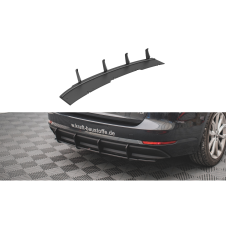 Maxton Design-Street Pro Central Diffuseur Arriere Audi A4 Avant B9 