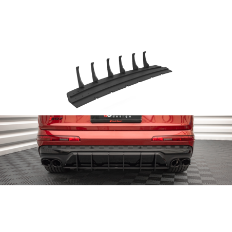 Maxton Design-Street Pro Central Diffuseur Arriere Audi SQ7 Mk2 (4M) Facelift 