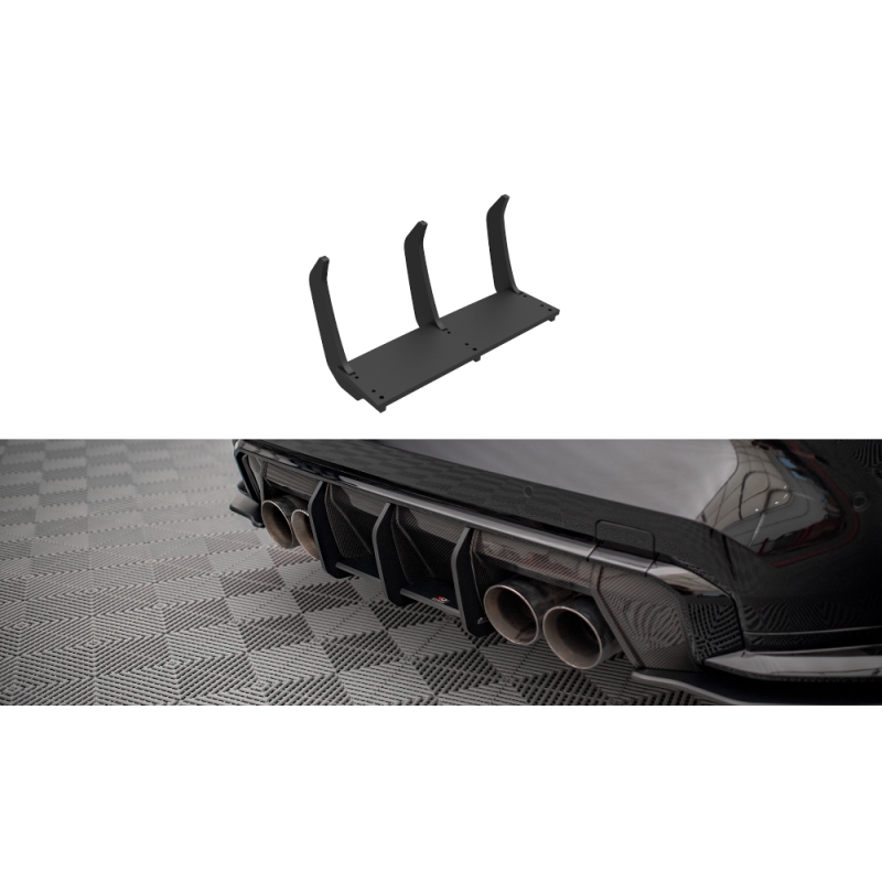Maxton Design-Street Pro Central Diffuseur Arriere BMW M4 G82 Maxton Design-Street Pro Central Diffuseur Arriere BMW M4 G82