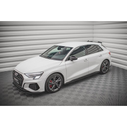 Maxton Design-Street Pro Rajouts Des Bas De Caisse Audi S3 / A3 S-Line 8Y 