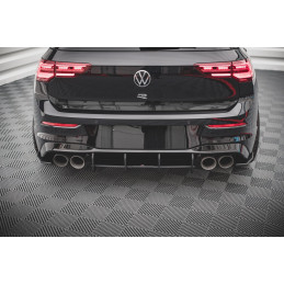 Maxton Design-Street Pro Central Diffuseur Arriere Volkswagen Golf R Mk8 