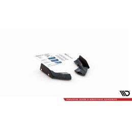 Maxton Design-Lames De Pare-Chocs Arrière Latérales V.2 + Ailerons Volkswagen Golf R Mk8 