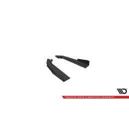 Maxton Design-Street Pro Lame Du Pare Chocs Arriere V.1 + Flaps Ford Mustang GT Mk6 Facelift 