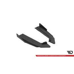Maxton Design-Street Pro Lame Du Pare Chocs Arriere V.1 + Flaps Ford Mustang GT Mk6 Facelift 