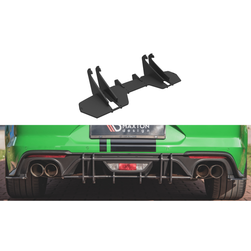Maxton Design-Street Pro Central Diffuseur Arriere Ford Mustang GT Mk6 Facelift Maxton Design-Street Pro Central Diffuseur Arriere Ford Mustang GT Mk6 Facelift