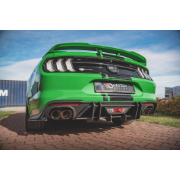 Maxton Design-Street Pro Central Diffuseur Arriere Ford Mustang GT Mk6 Facelift 