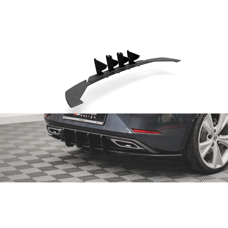 Maxton Design-Street Pro Central Diffuseur Arriere Seat Leon FR Hatchback Mk4 Maxton Design-Street Pro Central Diffuseur Arriere Seat Leon FR Hatchback Mk4